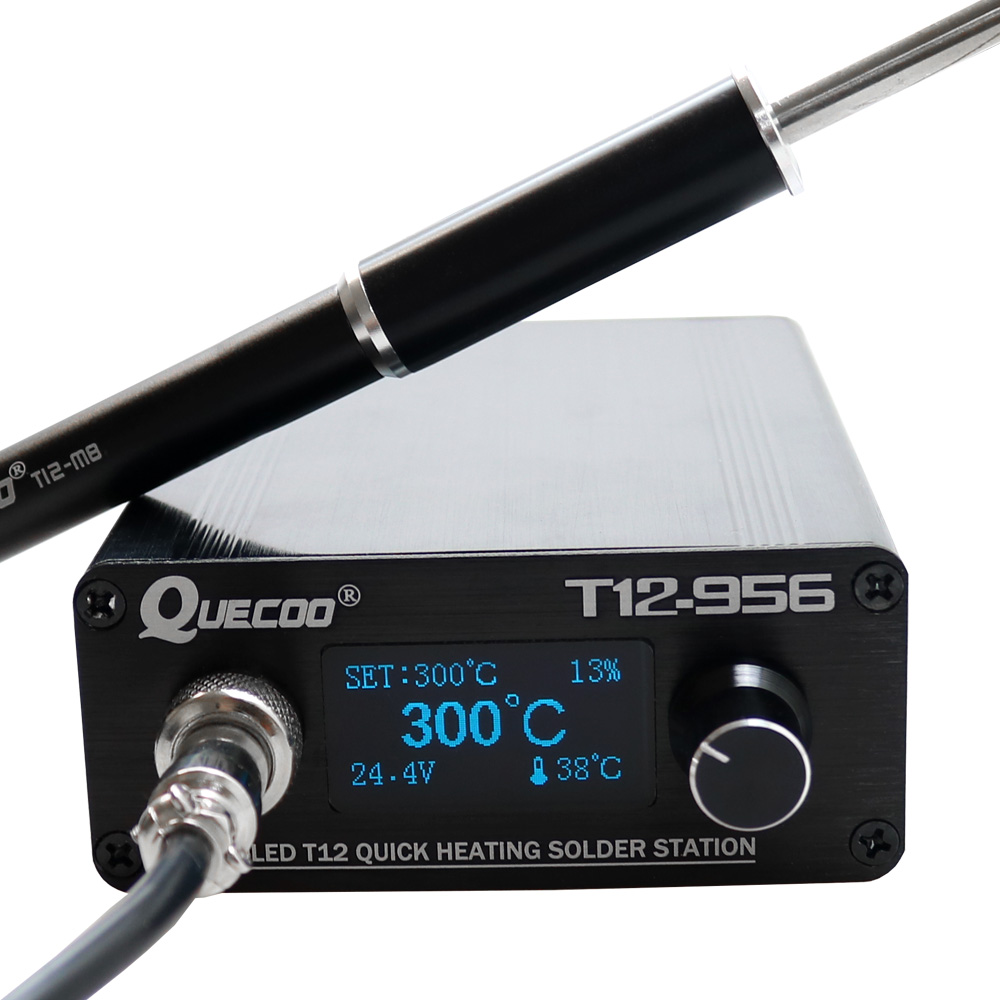 T12 Soldering Station Oled - QUECOO T12-956 Stazione digitale per saldatura