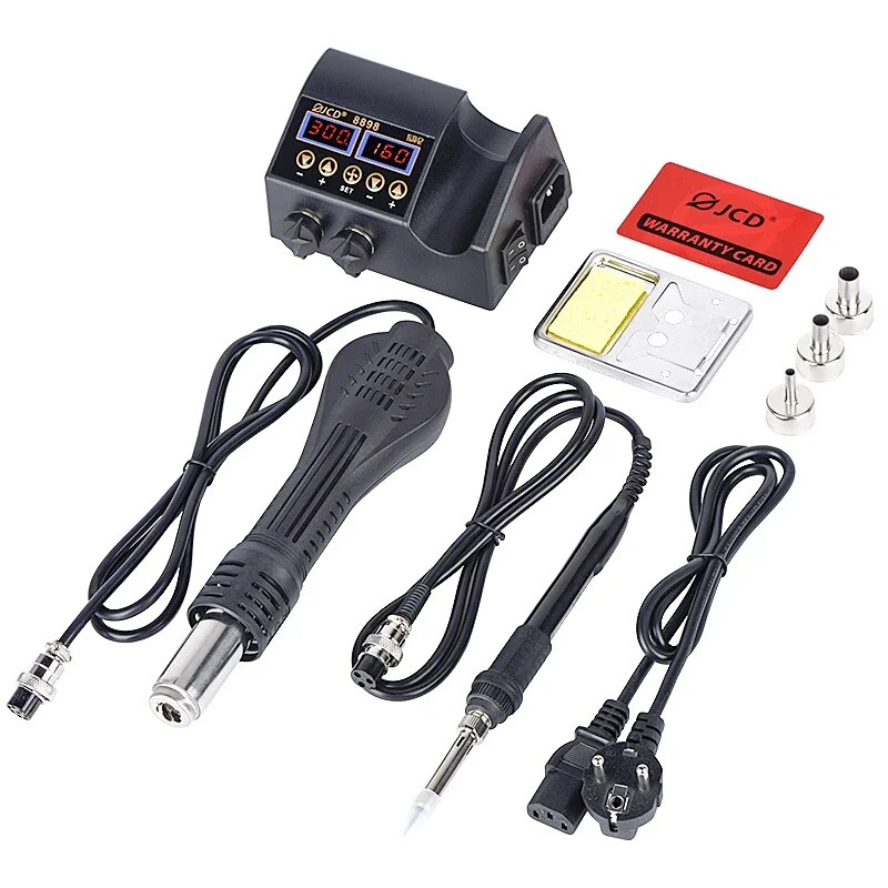 JCD 2 in 1 750W Stazione di sa - 2 In 1 Soldering Rework Station 750W recensione e prezzo