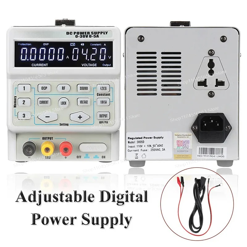 Alimentatore DC regolabile dig - High Precision Dc Power Supply 30V 10A recensione e prezzo