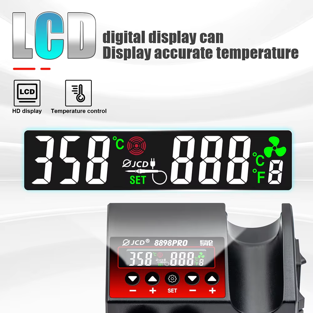 JCD Nuovo Aggiornamento 2 IN 1 - 2 In 1 Soldering Rework Station 750W recensione e prezzo