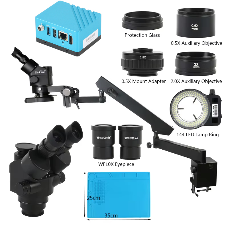 UHD 4K IMX334 Videocamera digi - Simul-Focal Industrial Microscope 4K Hdmi recensione e prezzo
