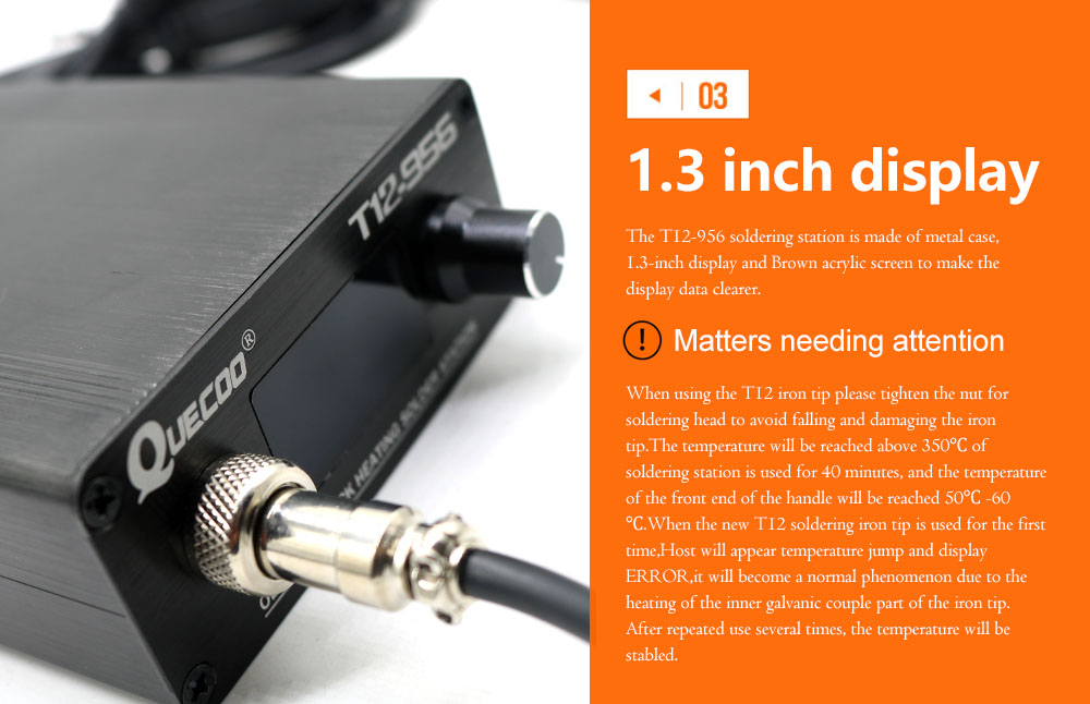 QUECOO T12-956 Stazione digita - T12 Soldering Station Oled recensione e prezzo