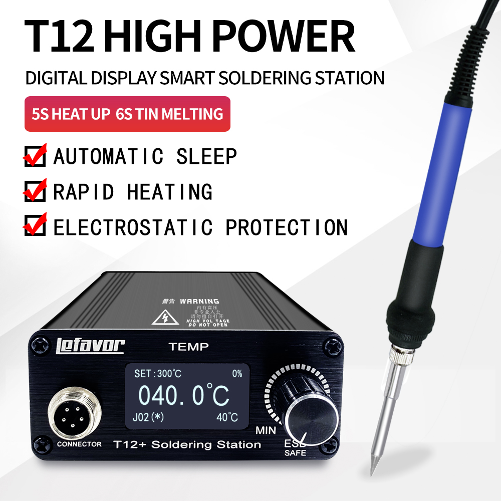 Stazione di saldatura T12 + Sa - T12 Soldering Station Oled recensione e prezzo